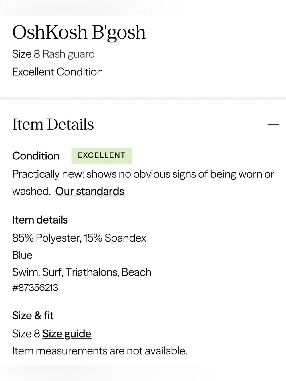 OSHKOSH B’GOSH Navy Blue 'Snack Time' Shark Rash Guard